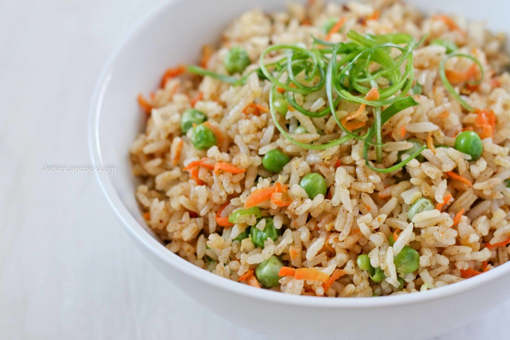 Take Out At Home Vegetable Fried Rice Jehan Can Cook
