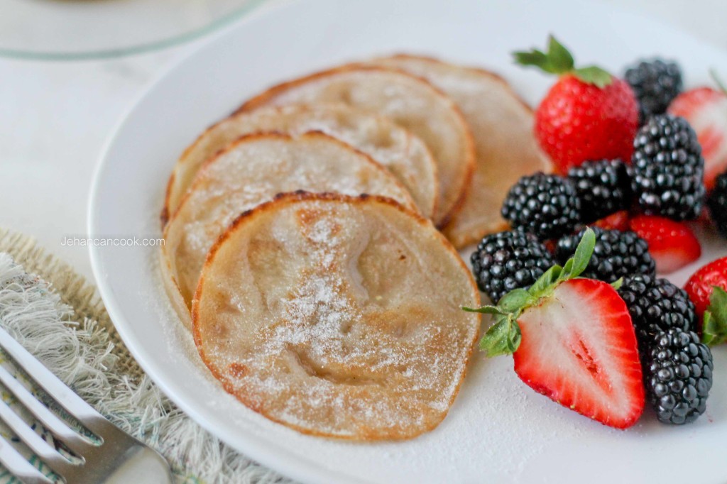 Sweet Dosa-a thin, sweet breakfast pancake