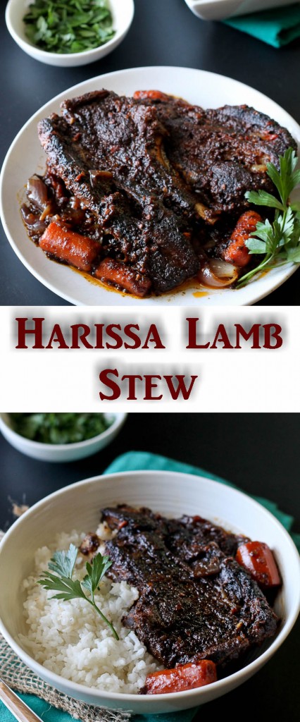 Harissa Lamb Stew - Temder Lamb Chuck Steaks are stewed until tender with North African spice Harissa