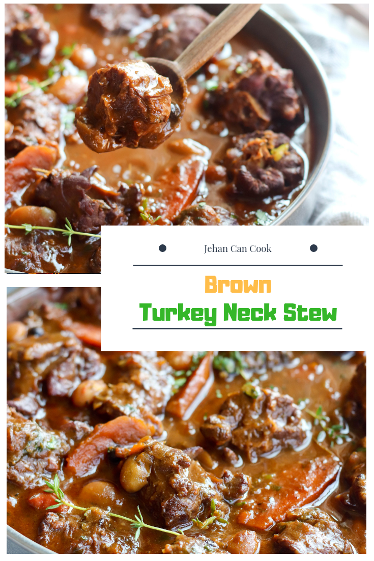 Brown Turkey Neck Stew 