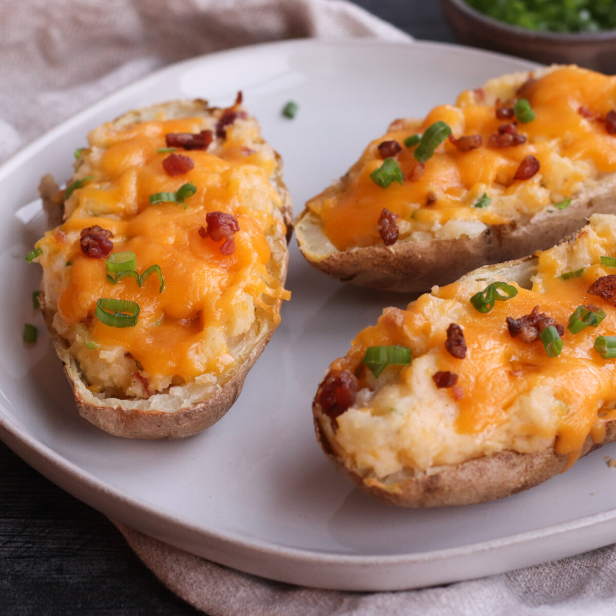 TWICE BAKED POTATOES - Jehan Can Cook