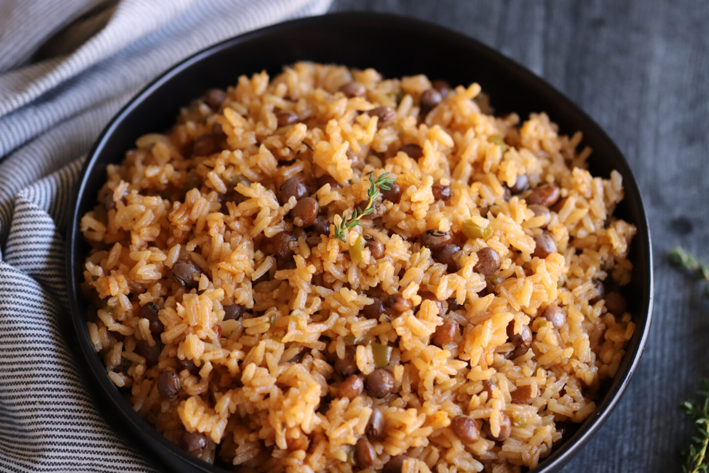 Bahamian Style Rice and Peas