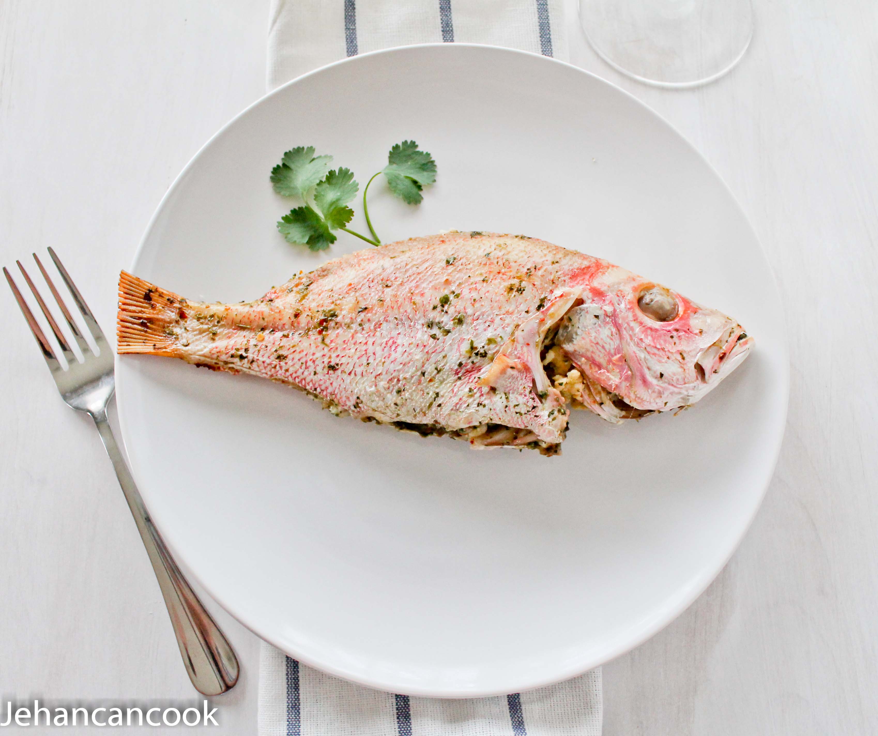 Stuffed Whole Red Snapper - Acadiana Table