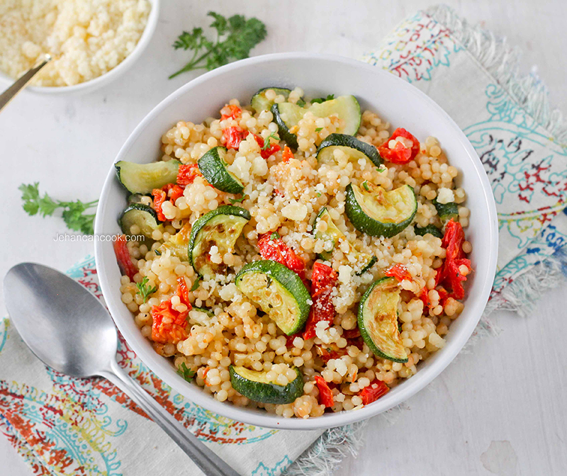 Roasted Vegetable Couscous l 30 mins or less
