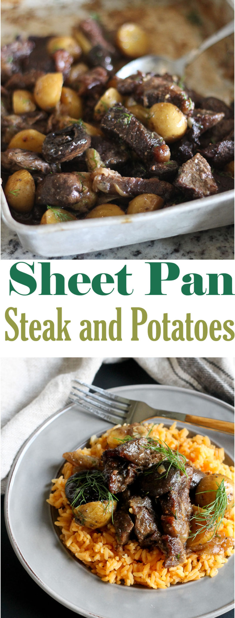 Sheet Pan Steak and Potatoes